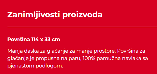neo daska za glačanje zanimljivosti